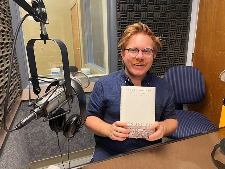 Taylor Brorby discusses new memoir, ‘Boys and Oil: Growing Up Gay in a Fractured Land’